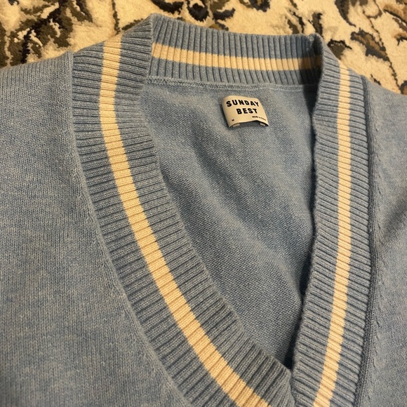 SUNDAY BEST - Winston Wool Sweater Vest - Picture 3 of 7